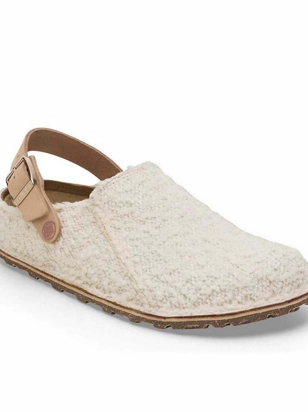 Birkenstock Lutry Premium Clog Eggshell Textile EU 38